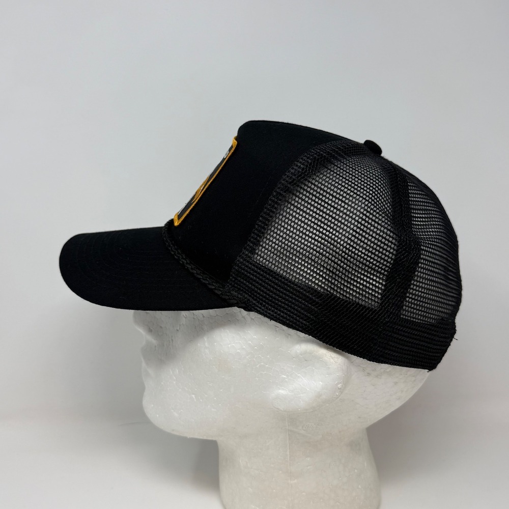 Cobra Be Bold Eagle Patch Trucker‎ Hat Black Mesh Snapback Cap One Size - Picture 2 of 8